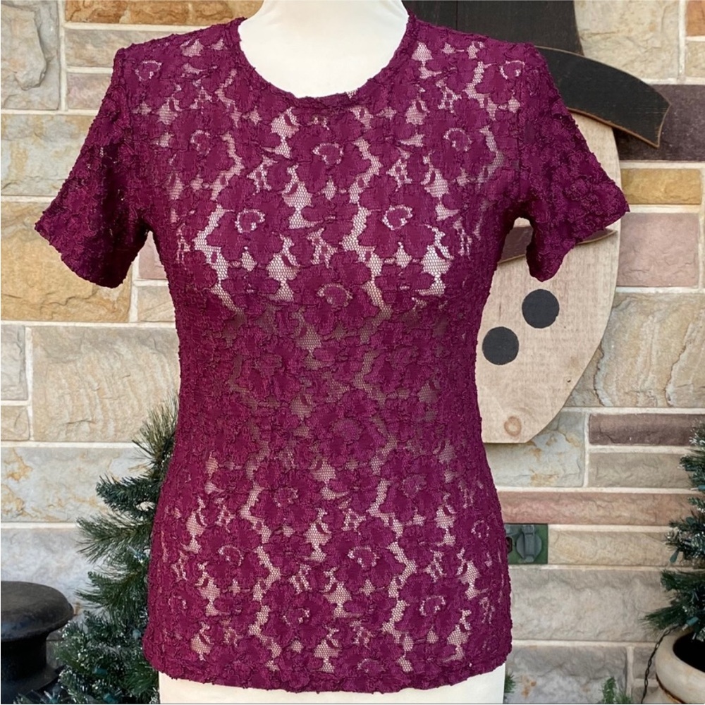 Victoria’s Secret Vintage 90’s‎ Sheer Lace Top